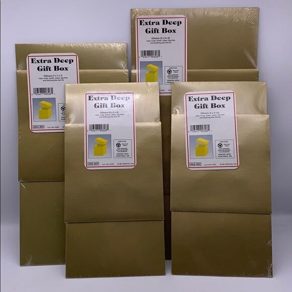 Lot of 4 Extra Deep Gift Boxes - Picture 1 of 8